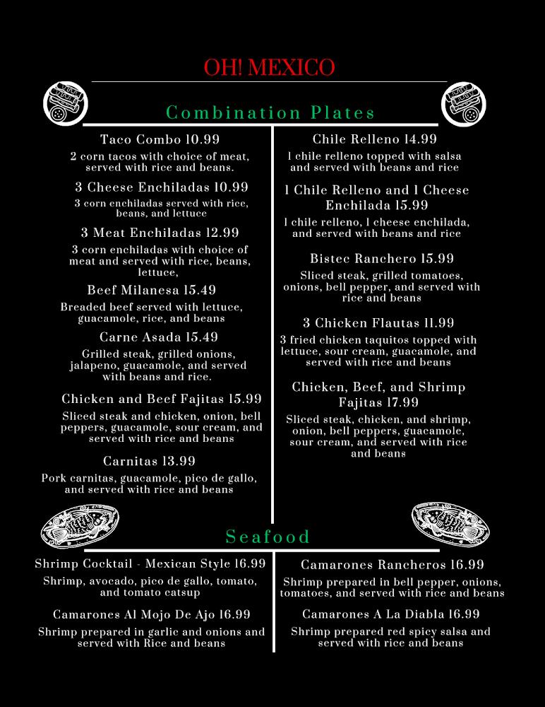 Oh! Mexico Menu image 3